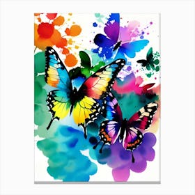 Colorful Butterflies 180 Canvas Print