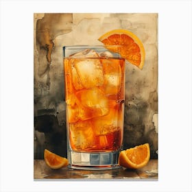 Orange Iced Tea 15 Canvas Print