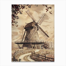 Windmill Canvas Print