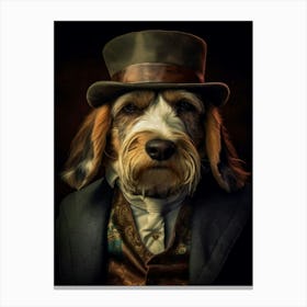 Gangster Dog Petit Basset Griffon Venden Canvas Print