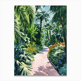 Barbican Conservatory London Parks Garden 4 Painting Canvas Print