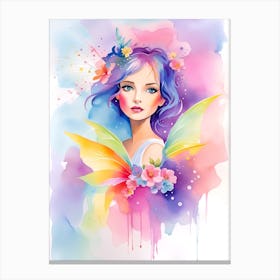 Watercolor Fairy Canvas Print