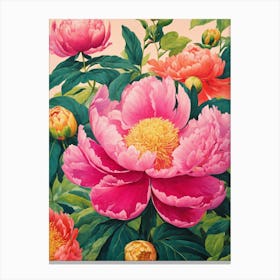 Peonies 2 Canvas Print