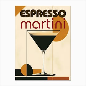 Espresso Martini Canvas Print