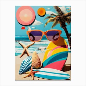 Day At The Beach Canvas Print