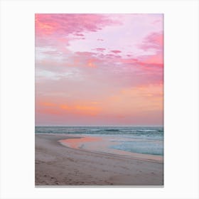 Sunset On The Beach 3 Canvas Print