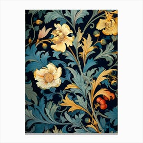 Floral Wallpaper 16 Canvas Print