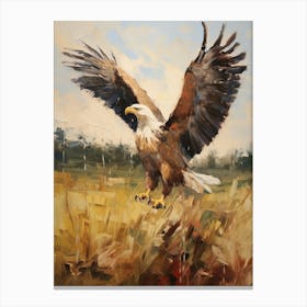 Bird Painting Bald Eagle 4 Canvas Print
