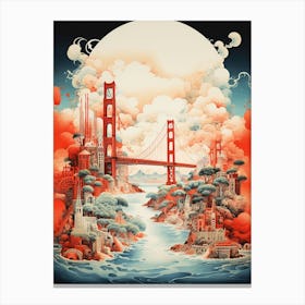 Bay Area Beauty: Golden Gate Bridge's San Francisco Canvas Print
