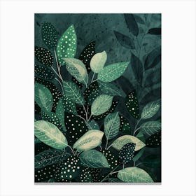 Green Leaves Canvas Print