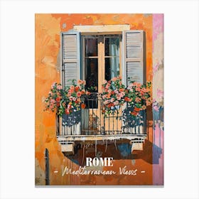 Mediterranean Views Rome 1 Canvas Print