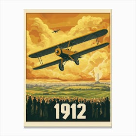 Aihrgdesign A Retro Travel Poster Celebrating The 1912 Advanc 06df2c50 D5d0 46fd B9dc 518696327b10 0 Canvas Print