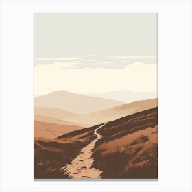 The Pennine Way Scotland 1 Hiking Trail Landscape Canvas Print