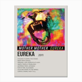 Bryr Mother Mother Eureka Album Cover Canvas Poster 1 Canvas Print