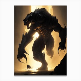 Creature Of The Night Canvas Print