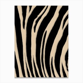 Zebra Print 1 Canvas Print