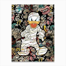 Donald Duck - Halloween (2) Canvas Print