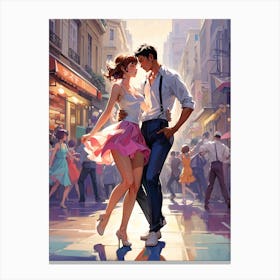 Dancers In Paris 1 Canvas Print