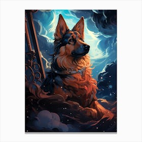 German Shepherd Dog Canvas Print