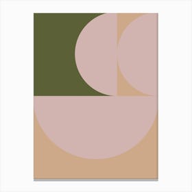 Fall Abstract Geometric Canvas Print