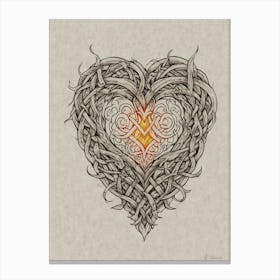 Heart Of The Vikings Canvas Print