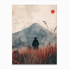 Fuji's Lament: Samurai 4 Canvas Print