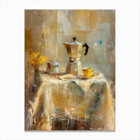 Coffee And Tea Canvas Print