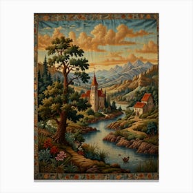 Village Tapestry Canvas Print