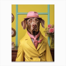 A Dog Labrador Retriever 16 Canvas Print