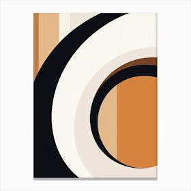 Essence Of Bauhaus; Beige Canvas Print