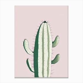 Prickly Pear Cactus Simplicity 2 Canvas Print