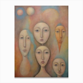 Four Faces Canvas Print