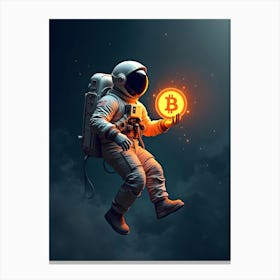 Bitcoin Astronaut 1 Canvas Print