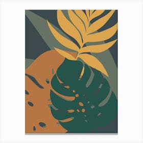 Tropical Leaves Canvas Print