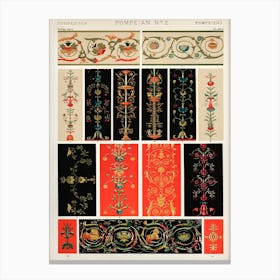 Vintage Pattern Illustration, Owen Jones                                         Canvas Print