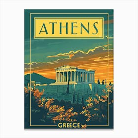 Athens, Greece Parthenon Canvas Print