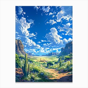 Cactus Desert 9 Canvas Print