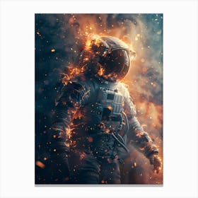 Fantasy Whimsical Astronaut 5 Canvas Print