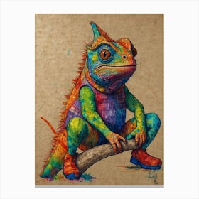 Chameleon 8 Canvas Print