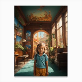 Child In A Room Canvas Print