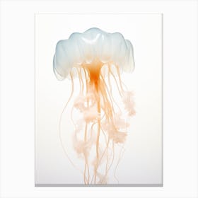 Lions Mane Jellyfish Watercolour 8 Canvas Print