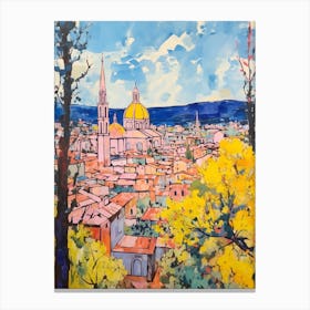 Siena Italy 3 Fauvist Painting Canvas Print