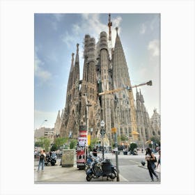 Sagrada Familia Barcelona Canvas Print