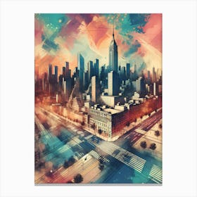 New York City Skyline 1 Canvas Print