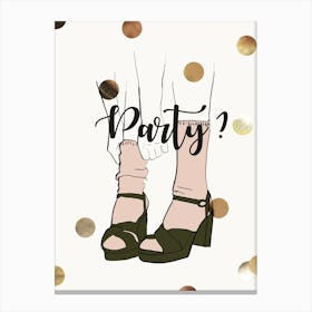 Party Canvas Print