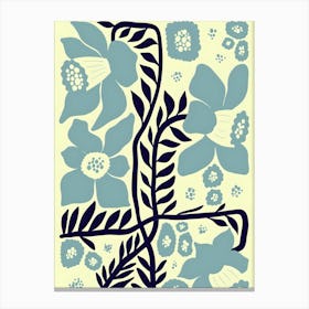 Henri Matisse Blue Flowers Canvas Print