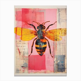 Bee Collage Inspired 2 Canvas Print