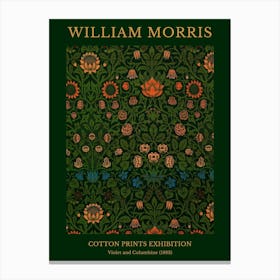 William Morris Cotton Prints Exhibition 5 Canvas Print