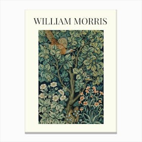 William Morris Green Botanical Art Print Canvas Print