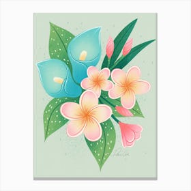 Hawaiian Blossoms Canvas Print